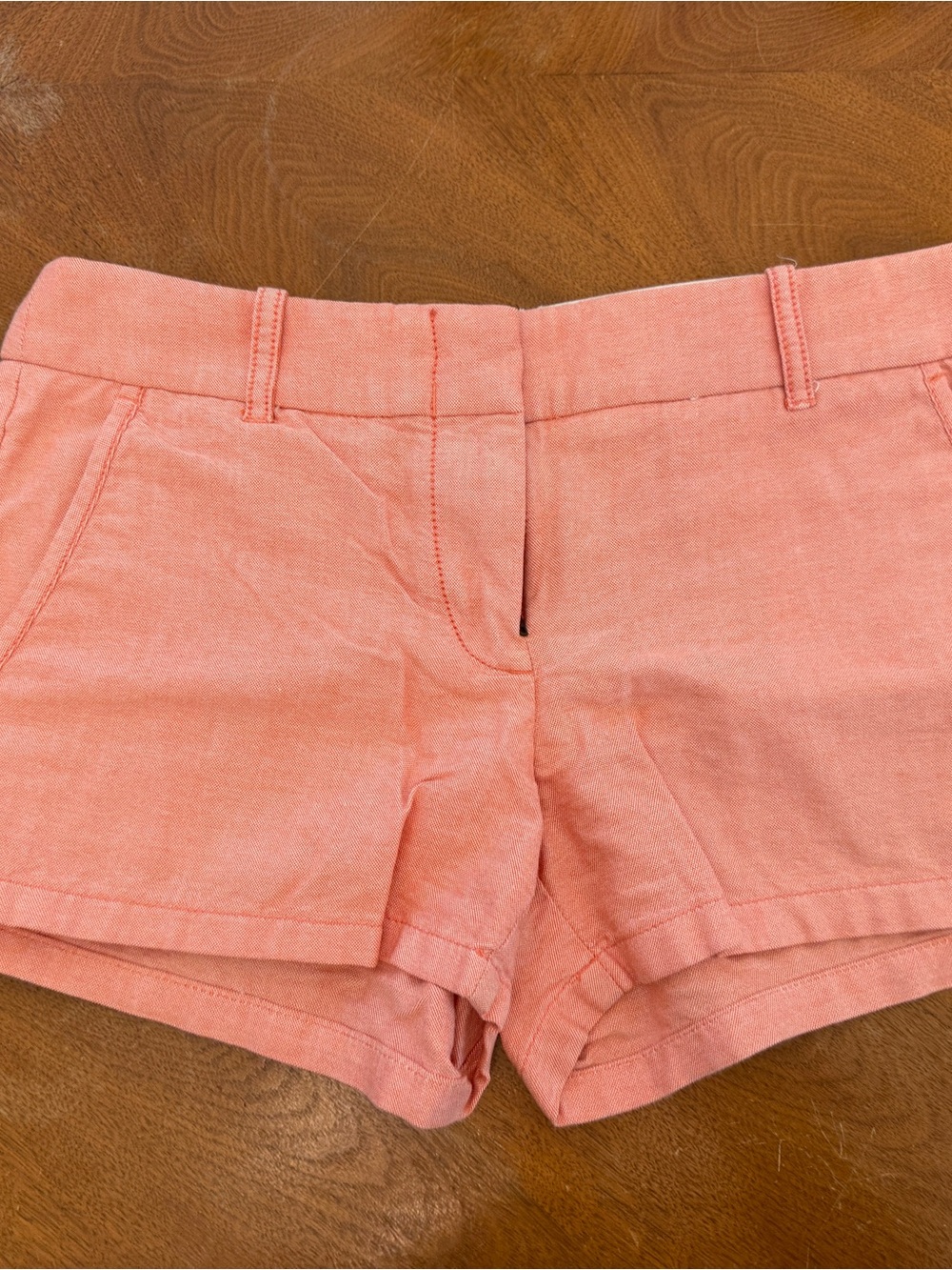 J. Crew Coral Pink Cotton Shorts